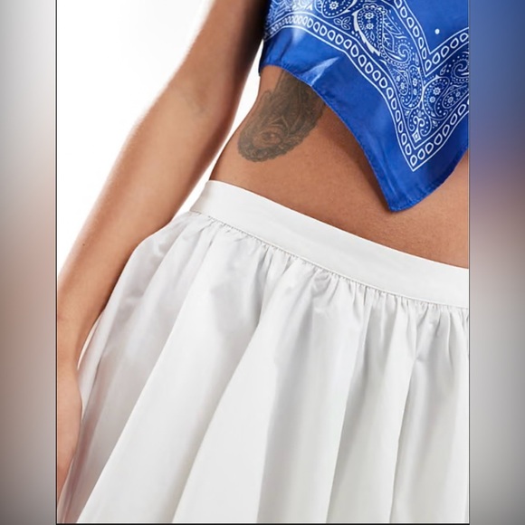 BNWT Free People Gaia skirt in white size L $68 USD - Picture 4 of 6